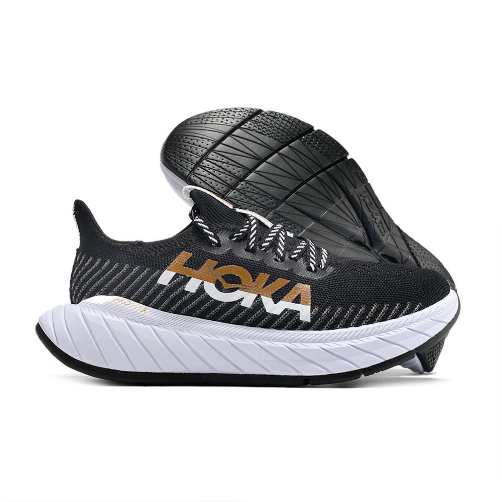 Hoka One One Carbon X 3 Black White Shoes Sneakers SNK918173756