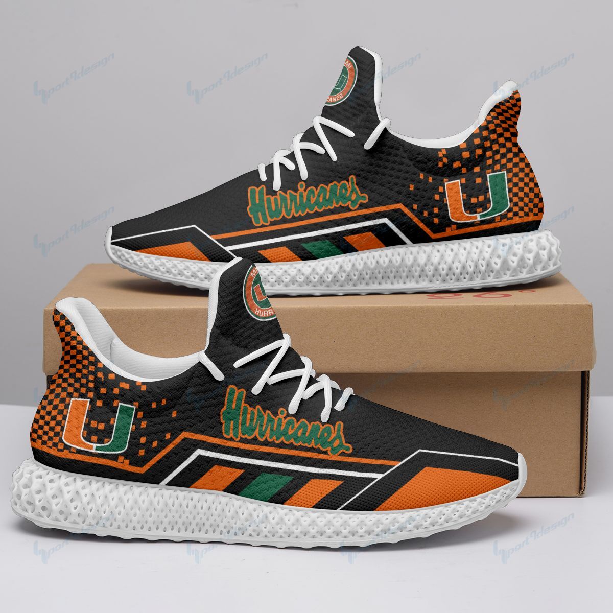 Miami Hurricanes 4D Future Sneakers 124