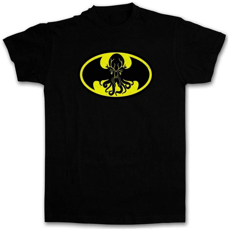 BATHULHU II T-SHIRT Lovecraft Bruce Miskatonic Batman University shirt