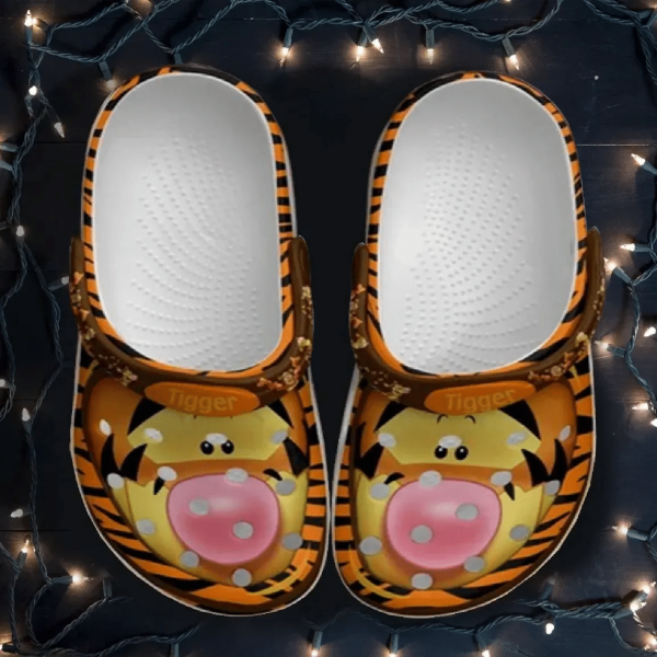 Tigger Winnie The Pooh Adults Kids Crocs Shoes Crocband Clog For Men Women Nd