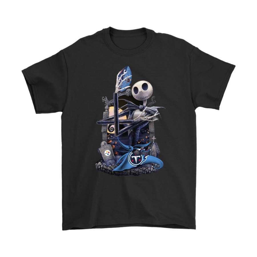 Tennessee Titans Jack Skellington Halloween Shirts - The Music City Titans Fans