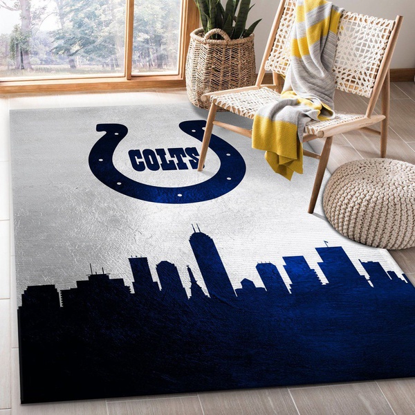 Indiana Colts Skyline Area Rug Bedro &hellip;