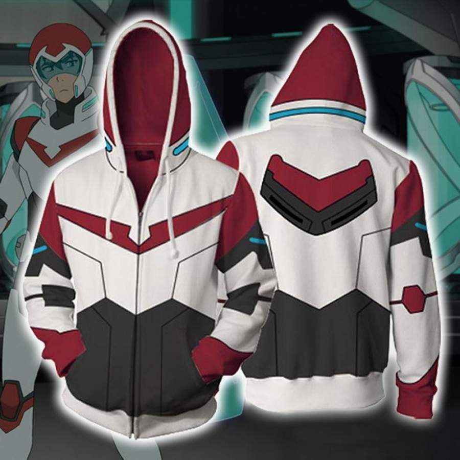 Voltron Hoodies – Legendary Defender Paladin Keith Zip Up Hoodie OTA044