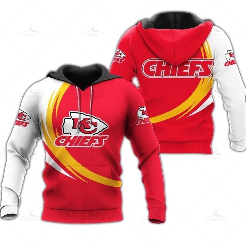 Kansas City Chiefs Hoodie Curve Graphic Gift For Men