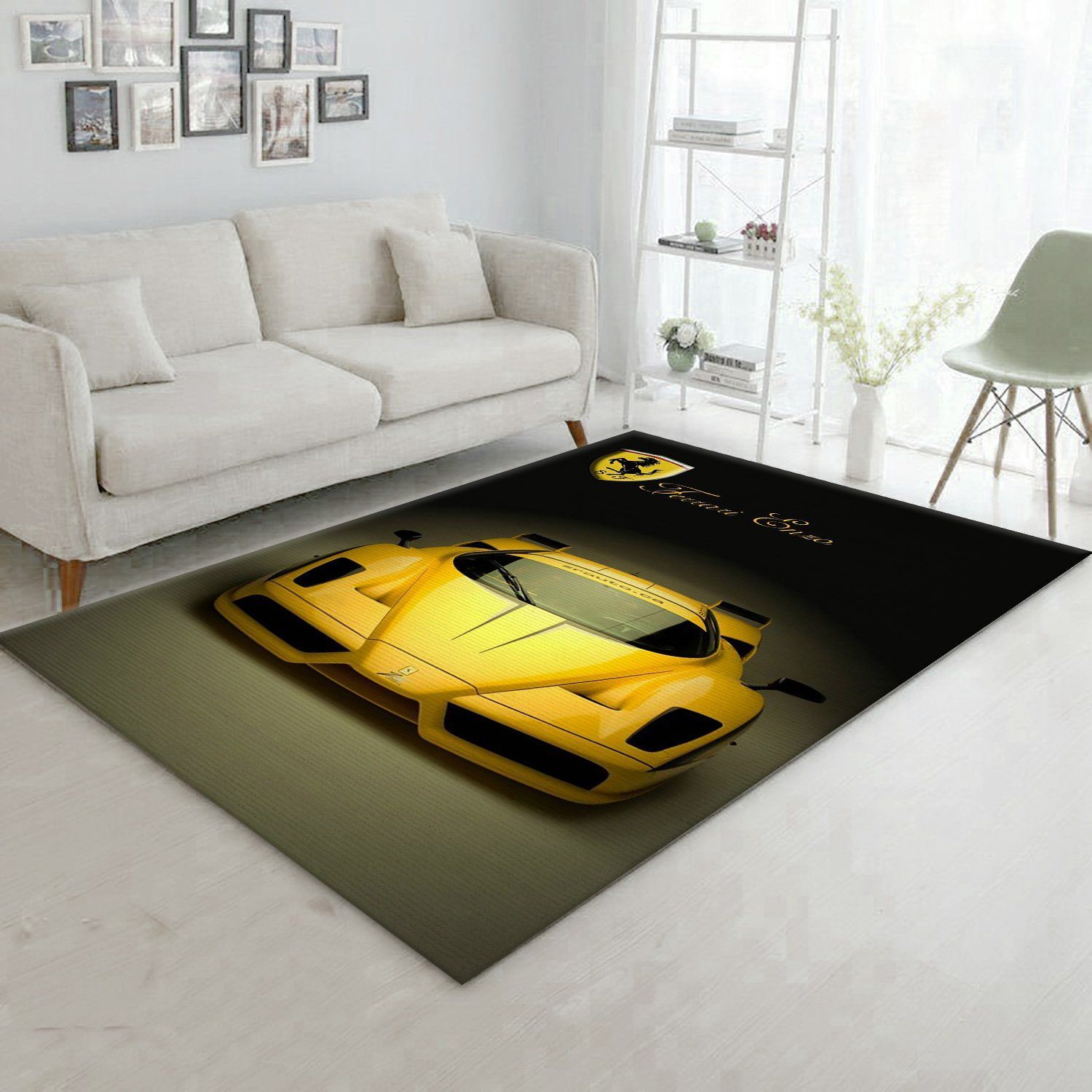 Ferrari Enzo Area Rug For Christmas Living Room Floor Decor Home Decor Area Rug For Living Room Bedroom Rug Home Decor