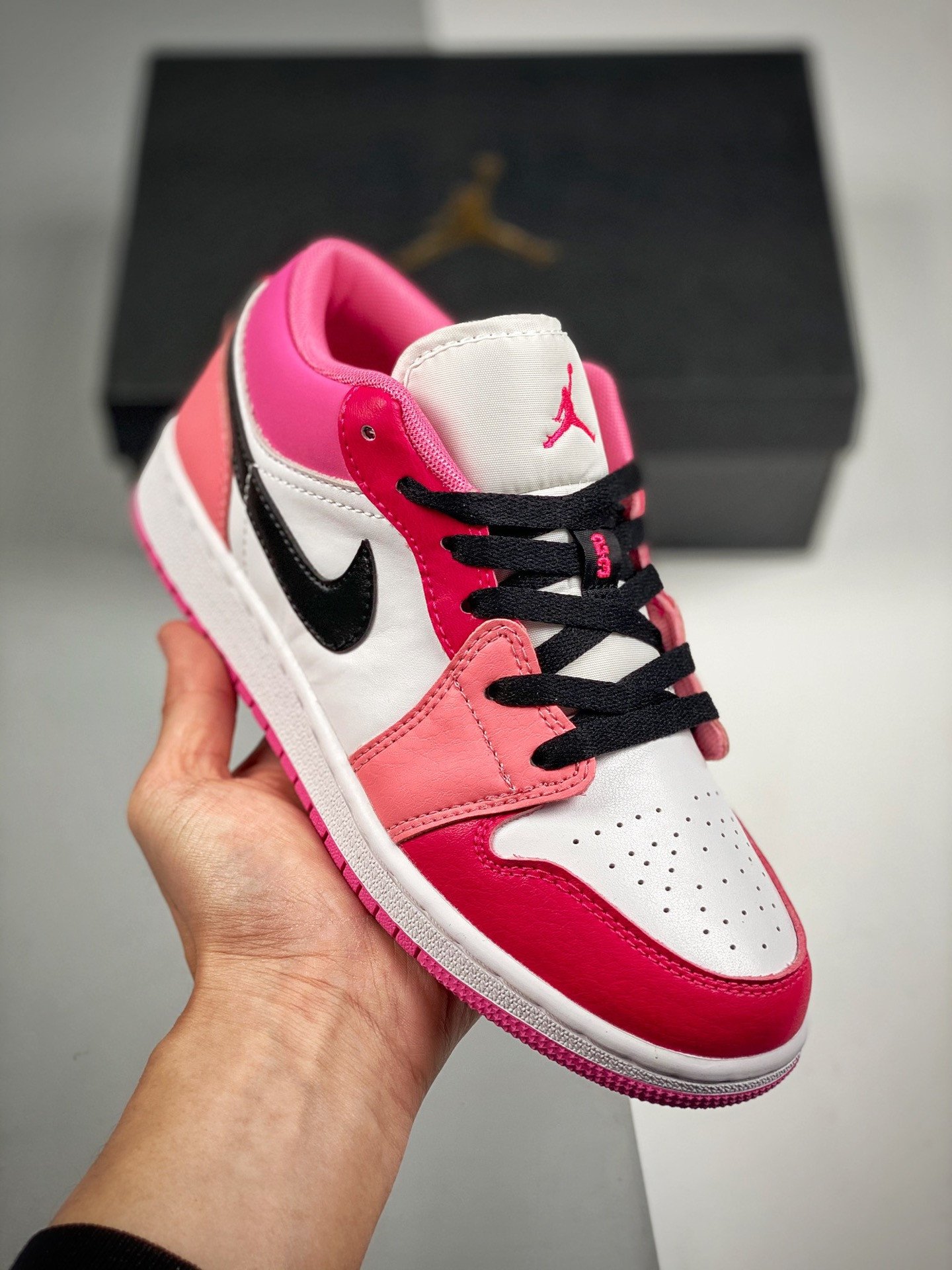 JD 1 Low Pink and Red 553560-162 5341885