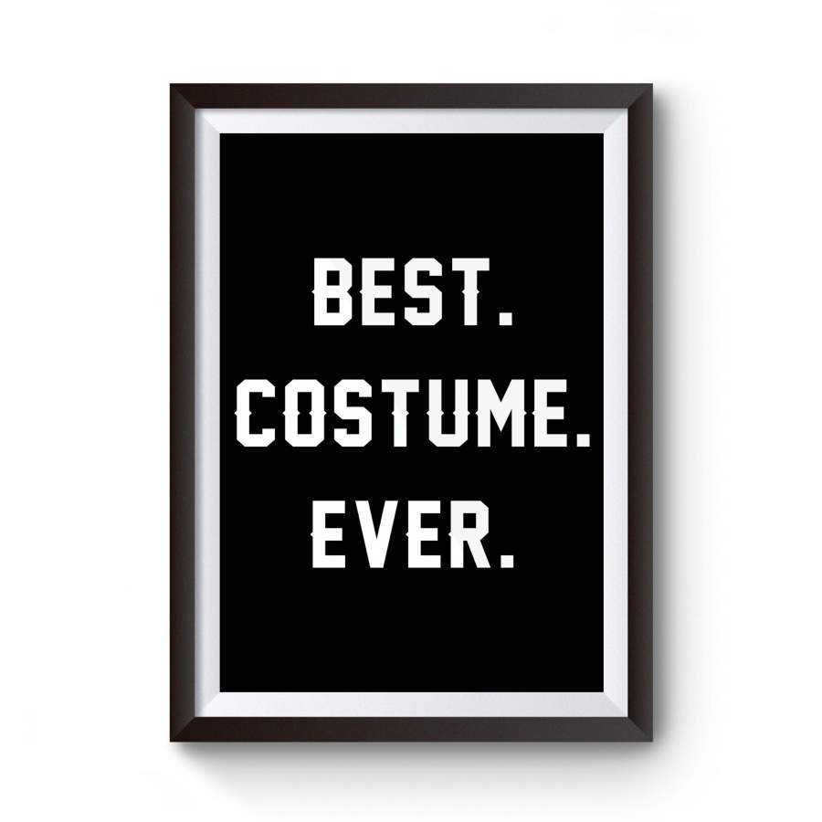 Best Costume Ever Halloween Vintage Poster