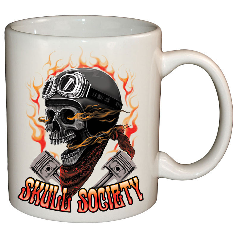Blazing Skull Mug