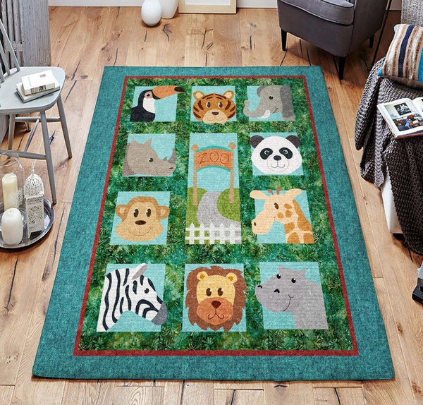 Animal In A Zoo Dhckl0909 Rug