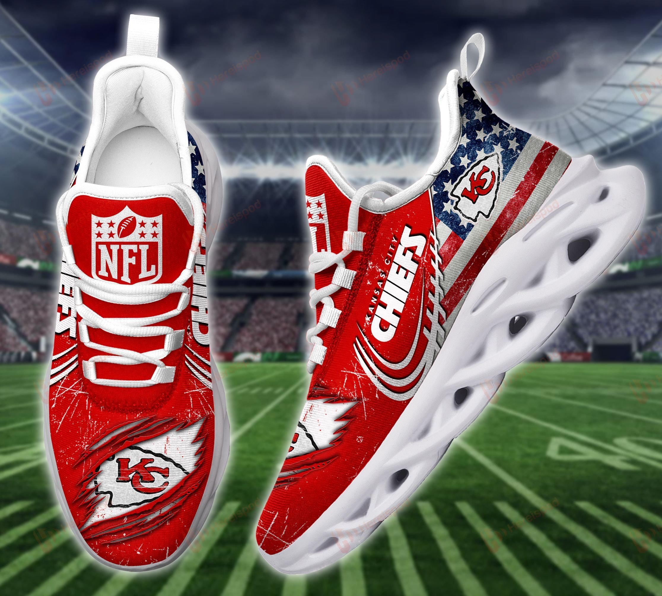 Kansas City Chiefs Max Soul Shoes Ths21081743