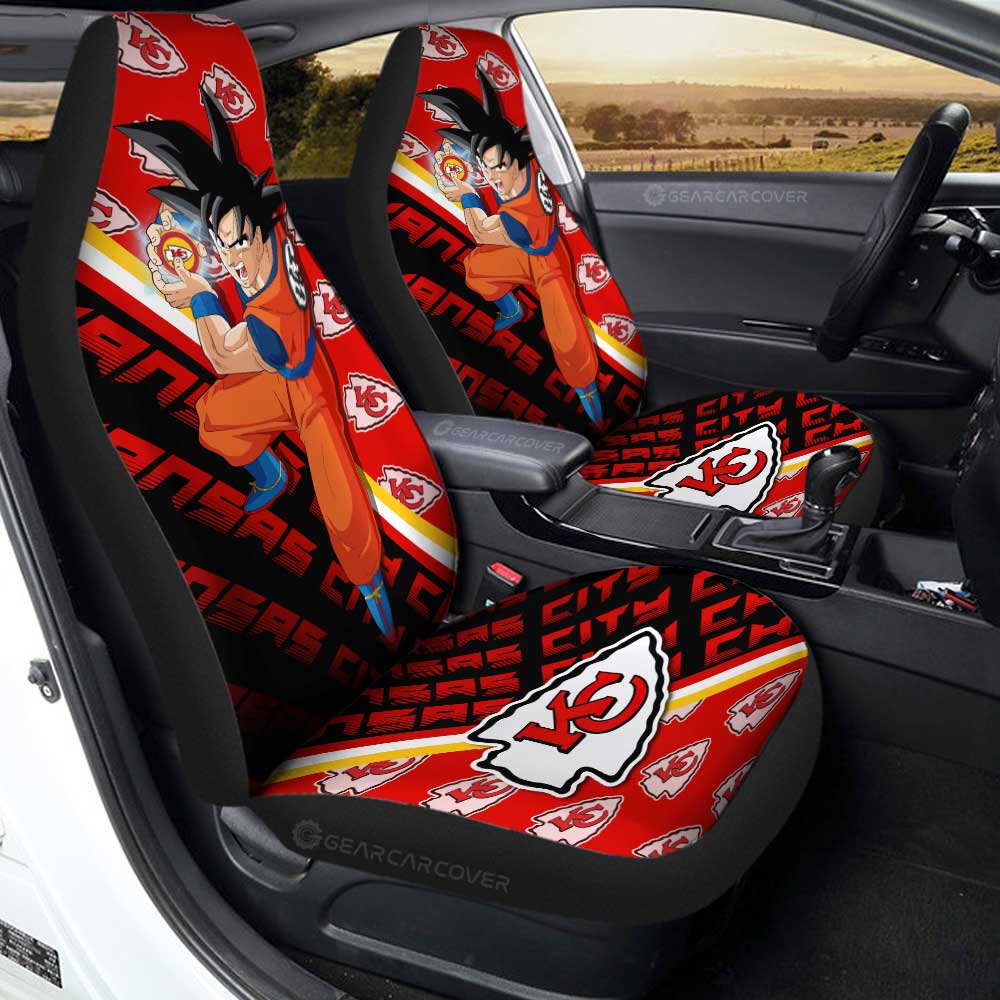 Kansas City Chiefs Car Seat Covers Custom Car Decorations For Fans