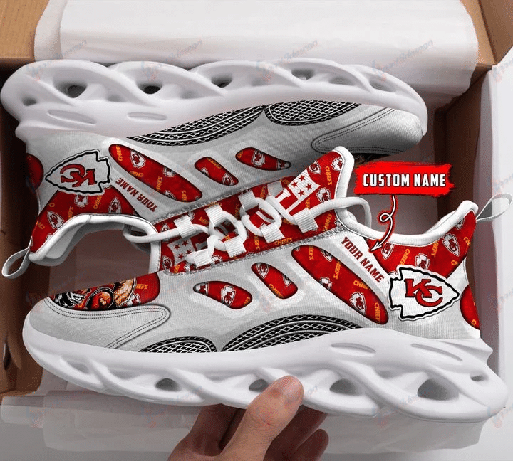 Kansas City Chiefs Yezy Running Sneakers 646