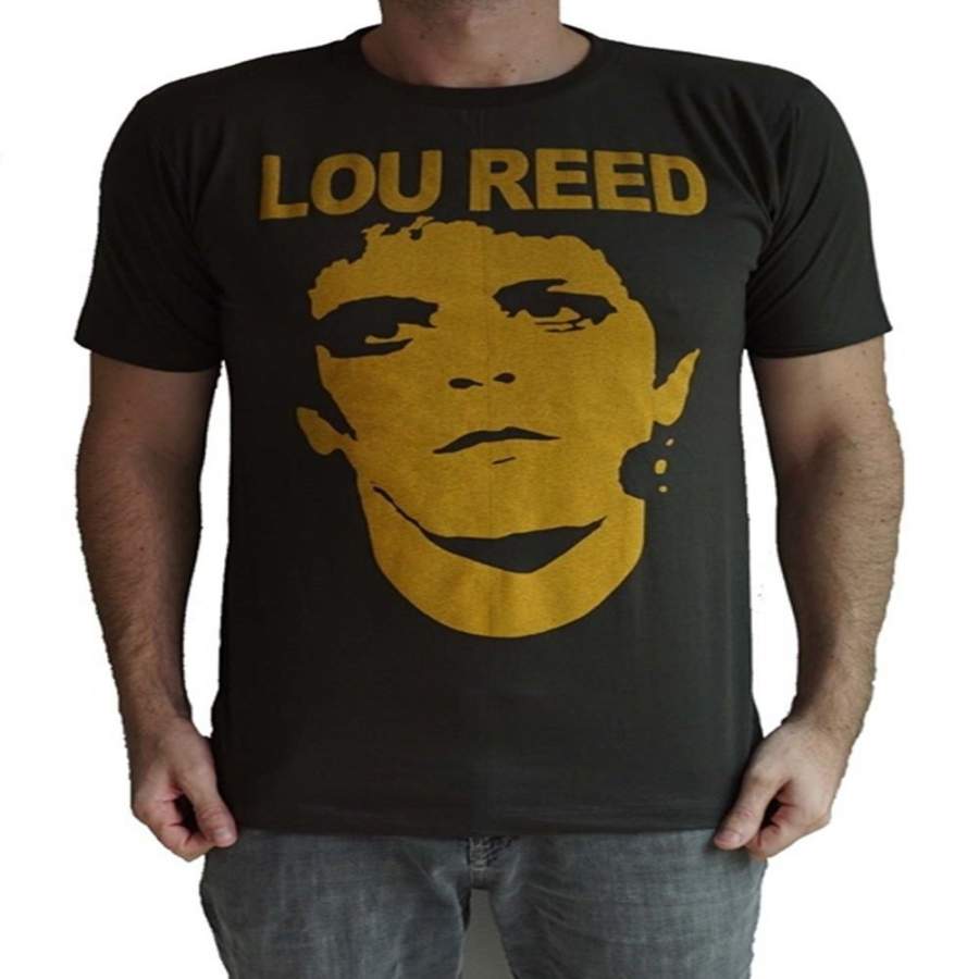 Unique and Top Quality Lou Reed Rock & Roll Animal Men’s T-shirt Retro Rock