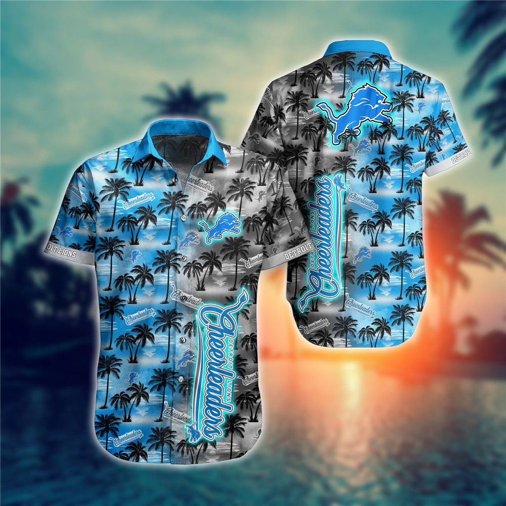 Detroit Lions Hawaiian Shirts Flower Gift For Summer 2022