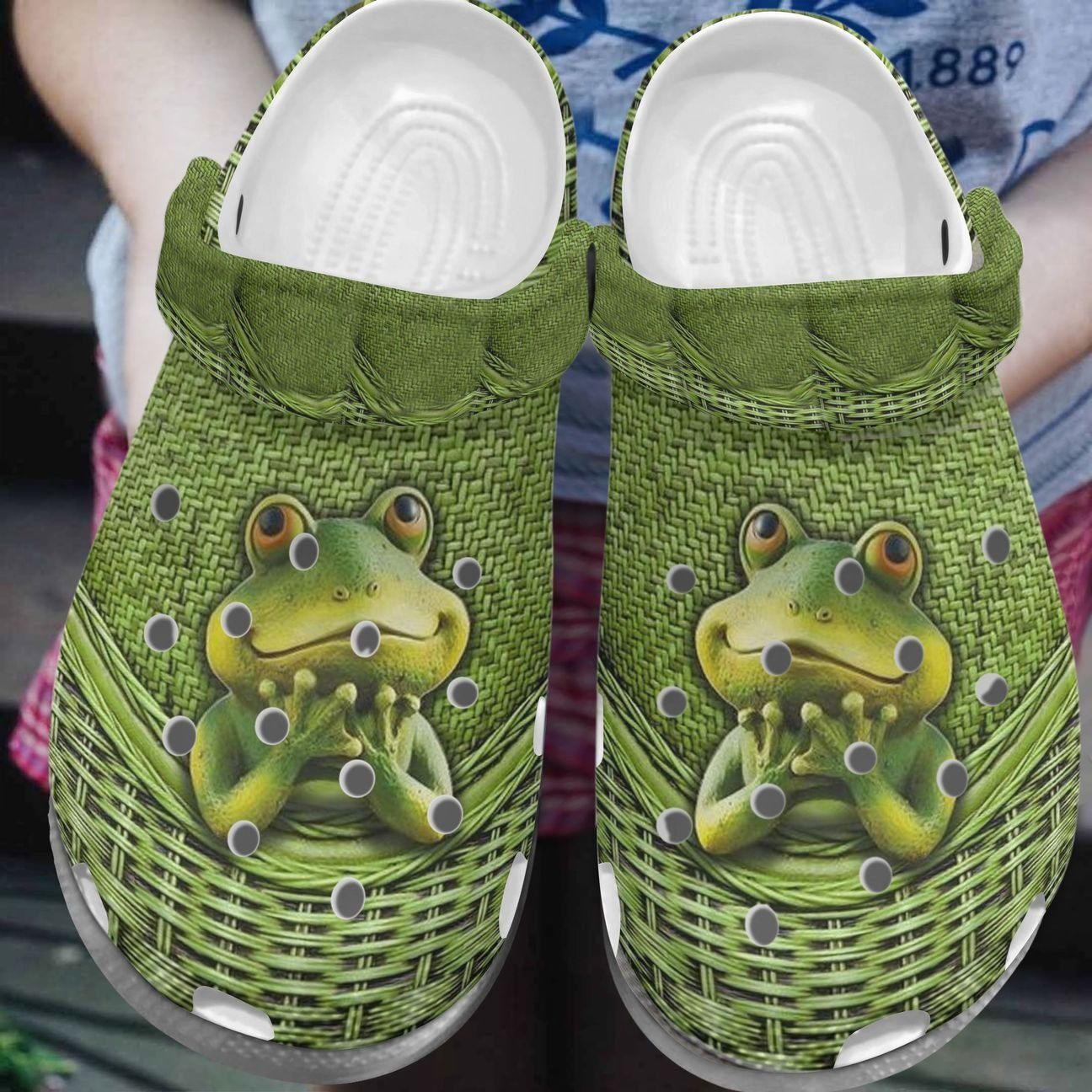 Frog Personalized Clog Custom Crocs  &hellip;