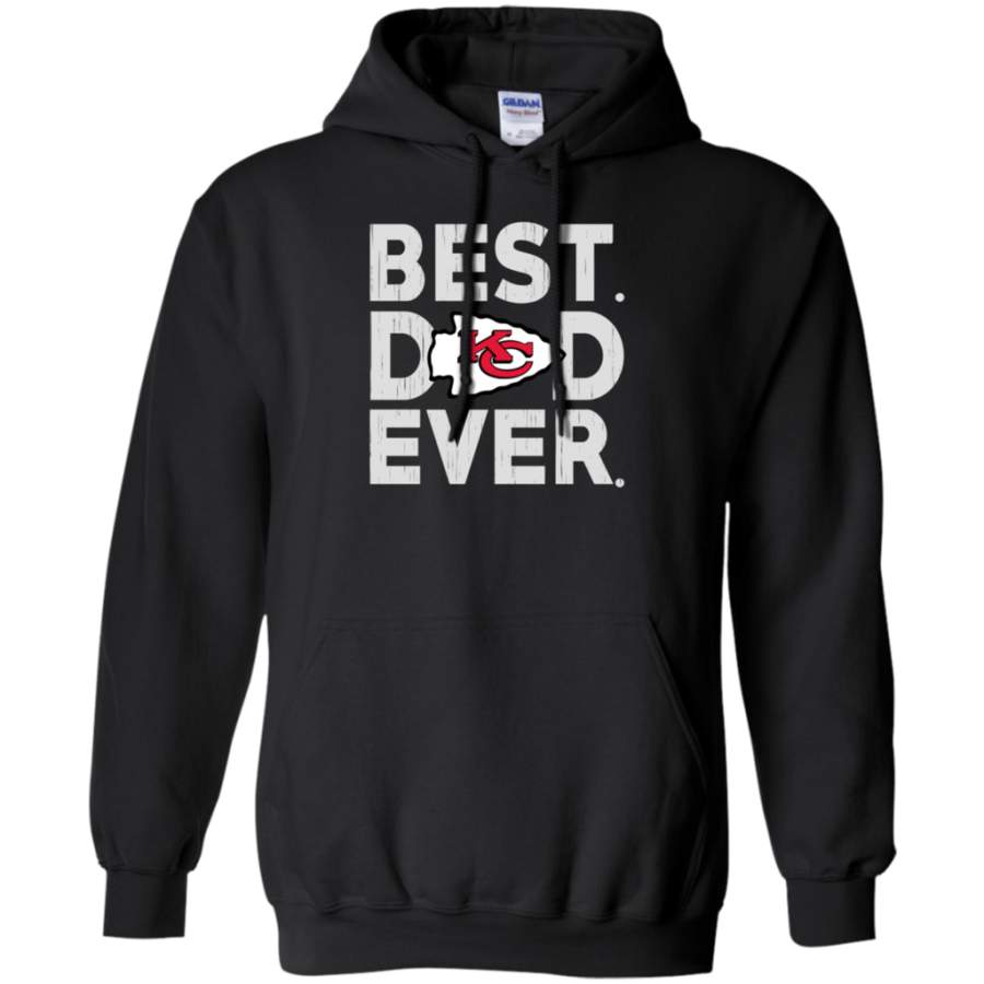 Outstanding Best Dad Ever Kansas City Chiefs Father’s Day Shirt Pullover Hoodie