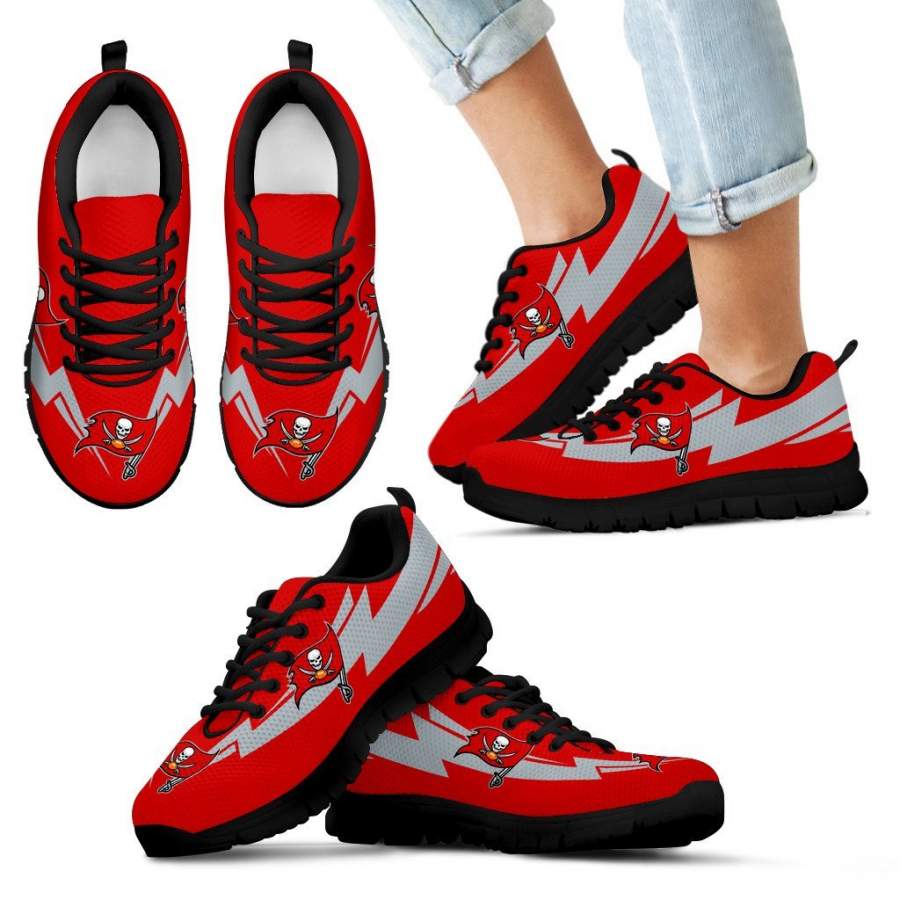 Three Amazing Good Line Charming Logo Tampa Bay Buccaneers Sneakers