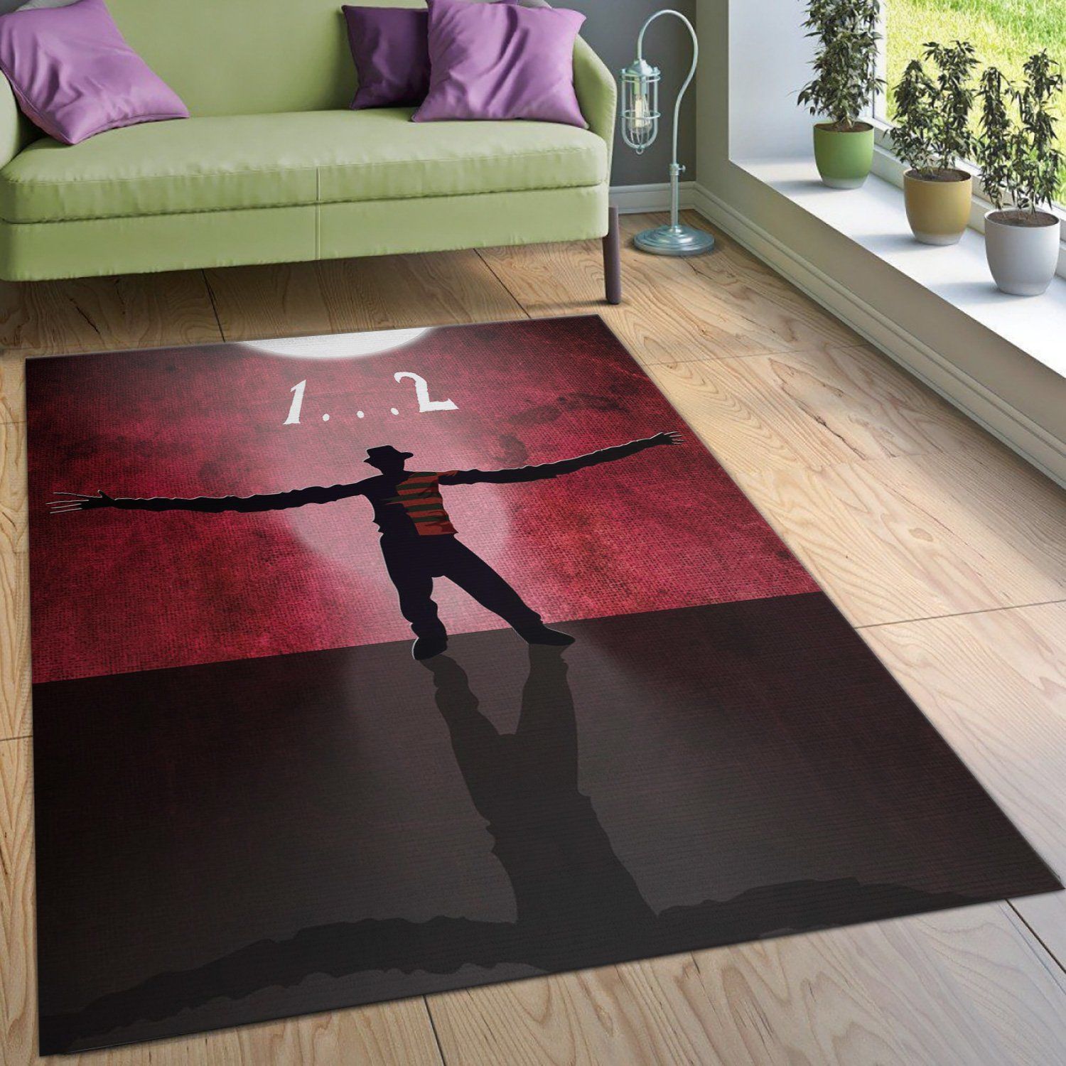 12 Freddy S Coming For You Area Rug For Gift Living Room Rug Home Decor Floor Decor