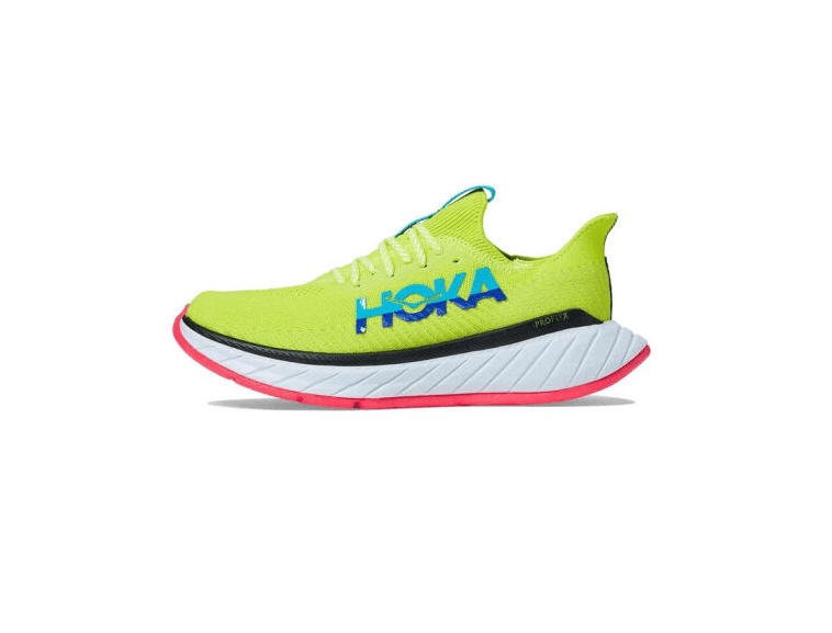 Hoka One One Carbon X 3 Evening Primrose Scuba Blue Shoes Sneakers ...