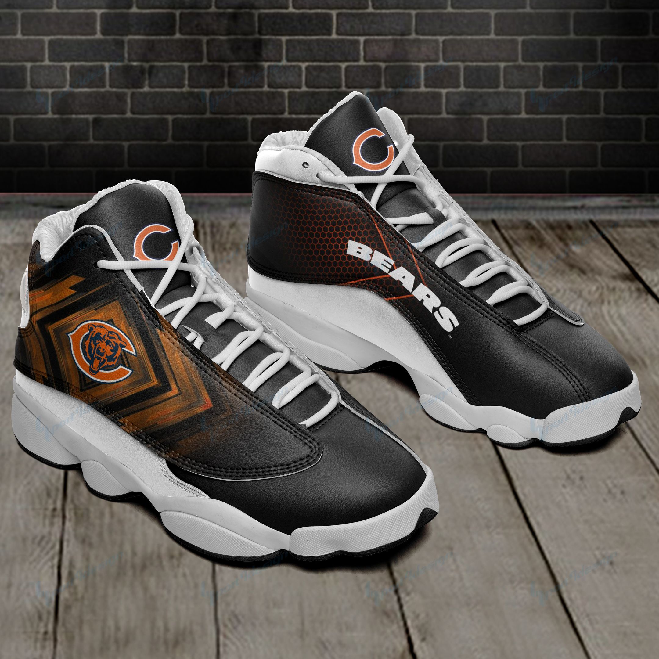 Chicago Bears Air JD13 Sneakers 733