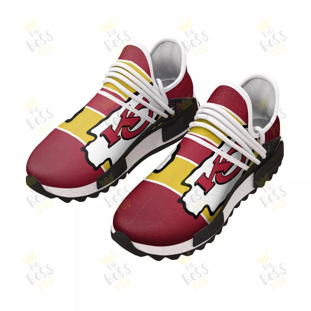 Kansas City Chiefs Red And Yellow Logo Gift For Kansas City Chiefs Fans Sport Running Sneakers Shoes