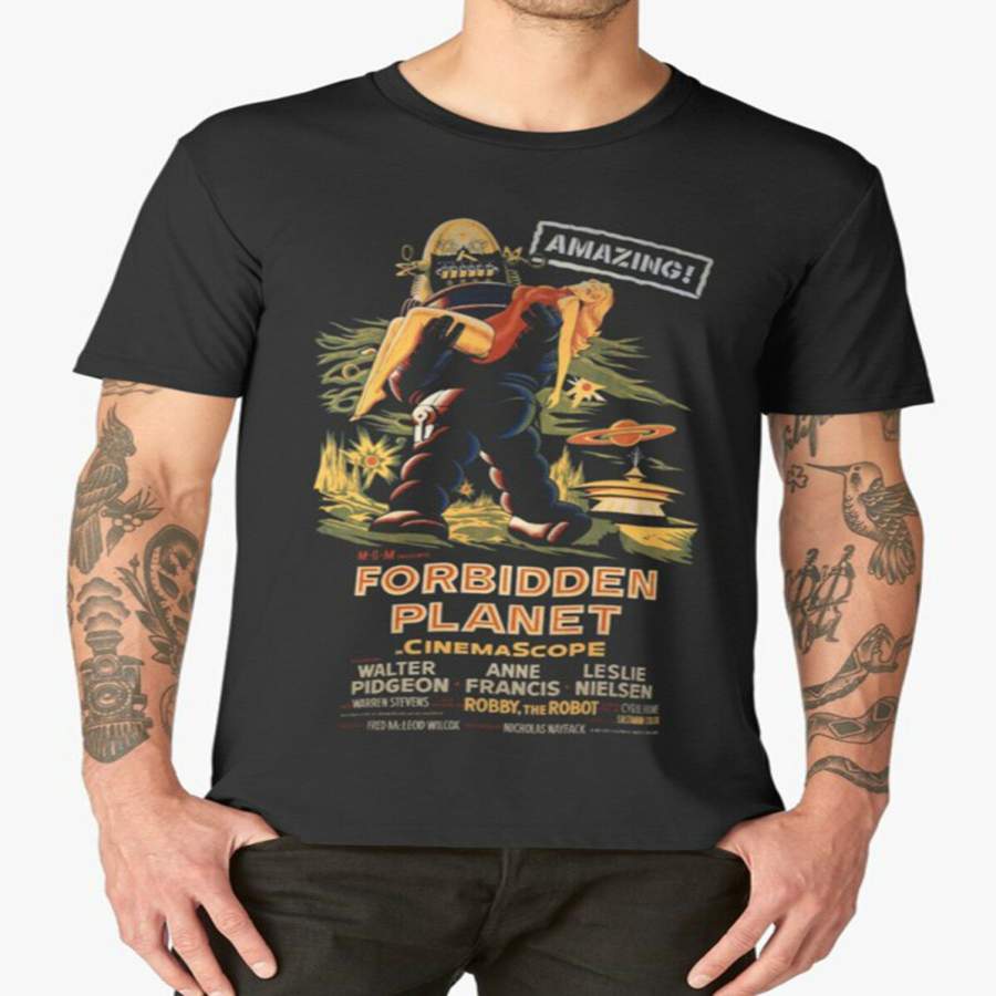 Forbidden Planet Vintage  T Shirt