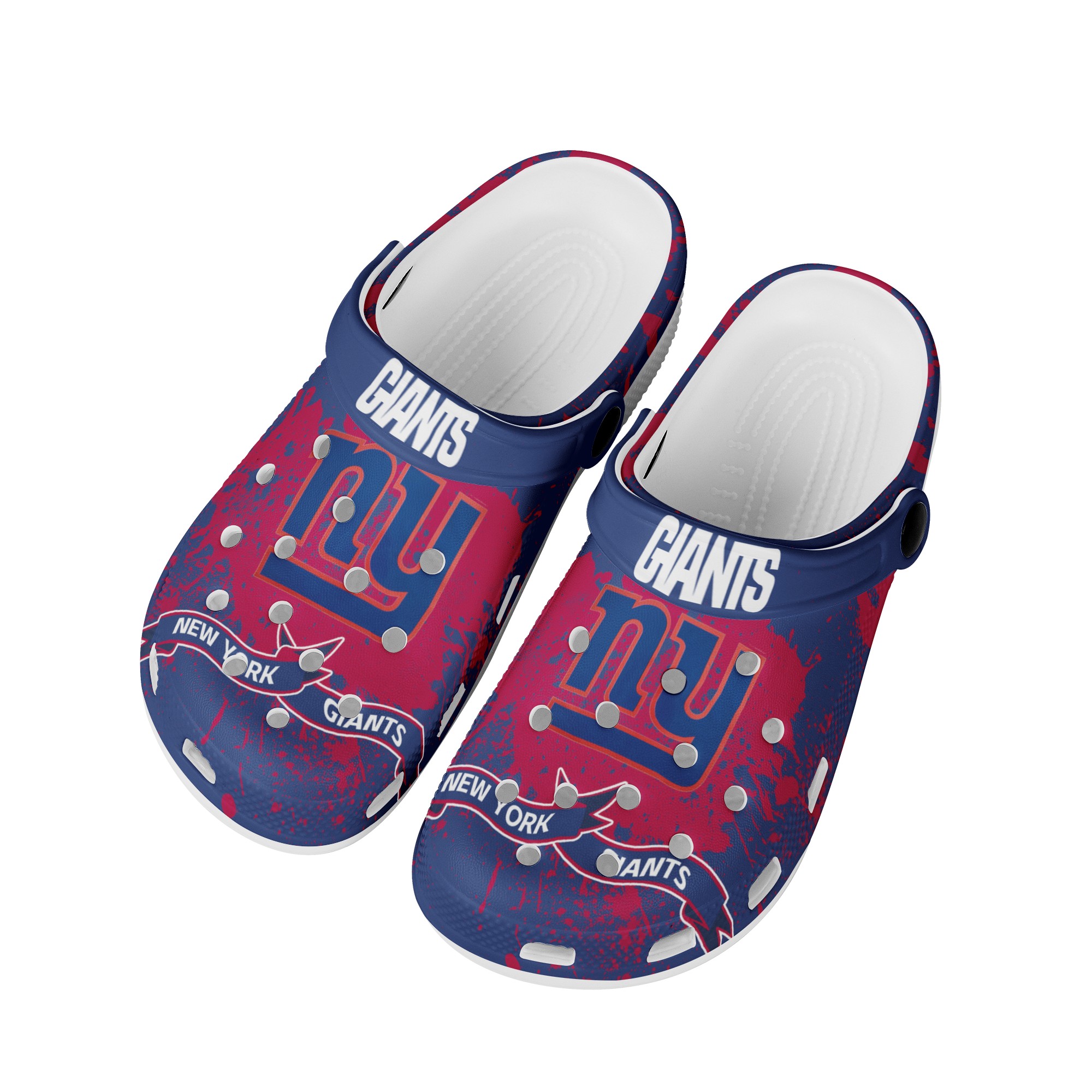 New York Giants Shoes Cute Style#2 Crocs Shoes For Fans