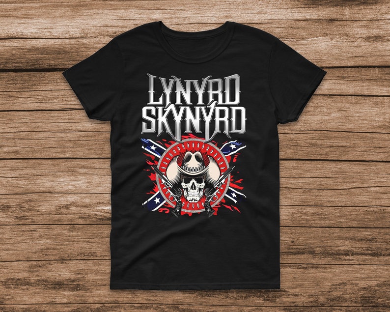 Lynyrd Skynyrd Tshirt, Heavy Metal, Rock Band, Freebird, Concert T Shirt, Metalconcert, Classic Rock, 1970S, Lynyr Skynyrd Shirt