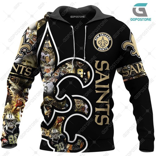 New Orleans Saints 8 Unisex 3D Hoodie Gift For Fans