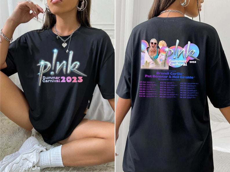 Pink Summer Carnival 2023 T-Shirt Pink Hoodie Trustfall Album Tee Pink Merch Concert Apparel Tour Shirt Pink Music Clothing P!Nk T-Shirt