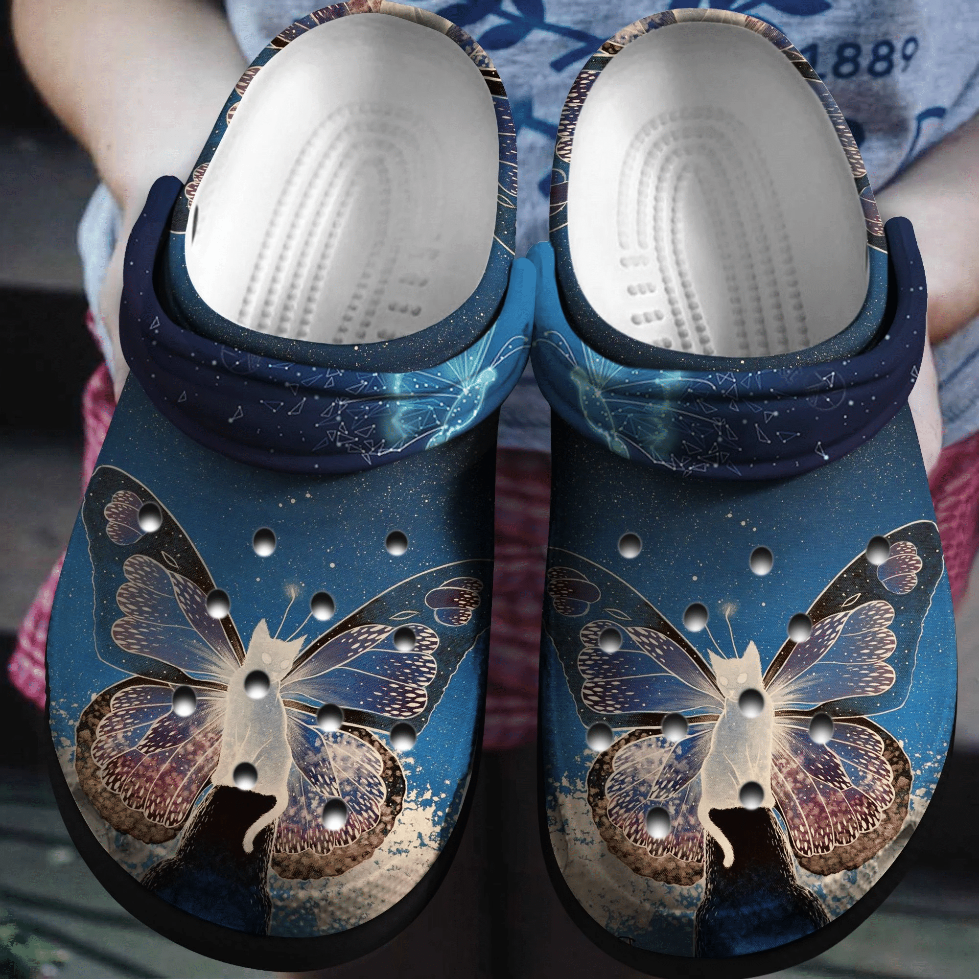 Miracle Butterfly Cat Crocs Shoes – Magical Animal Crocbland Clog Birthday Gift For Man Woman Boy Girl