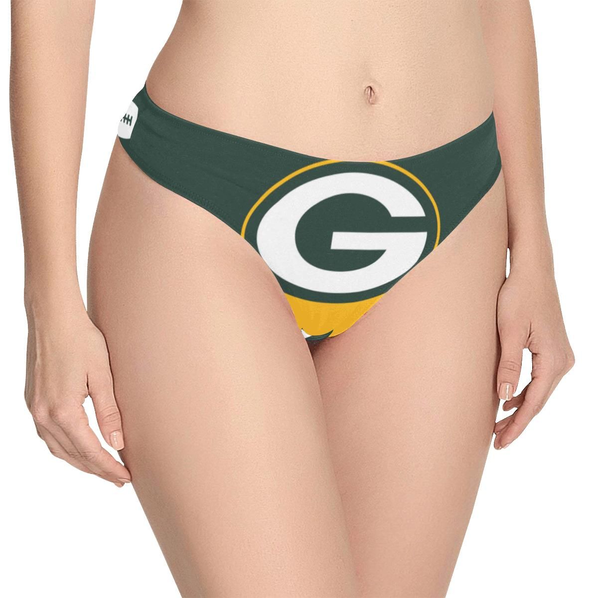 Green Bay Packers Women’s Classic Thong Women’s All Over Print Thongs