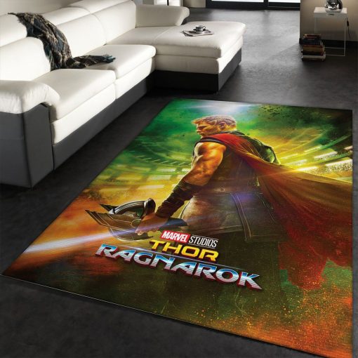 Thor Ragnarok Thor Rug All Over Print Logo Custom Area Rug Carpet Full Sizes Home Living Rug Carpet Decor