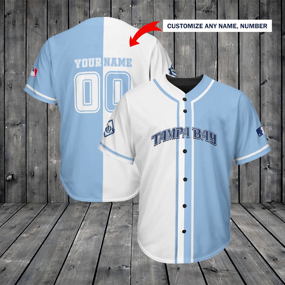 Tampa Bay Rays Personalized Baseball Jersey Shirt 123