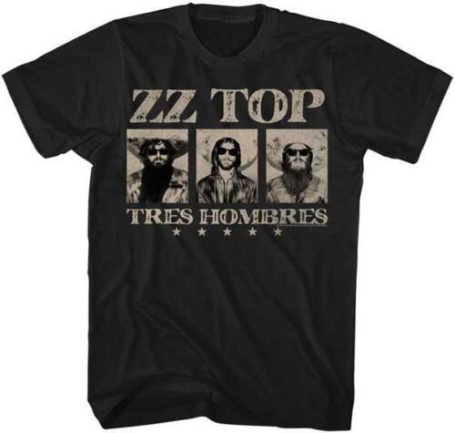 ZZ Top Classic Rock Band  Concert Tour Adult T-Shirt Vintage black print t shirt