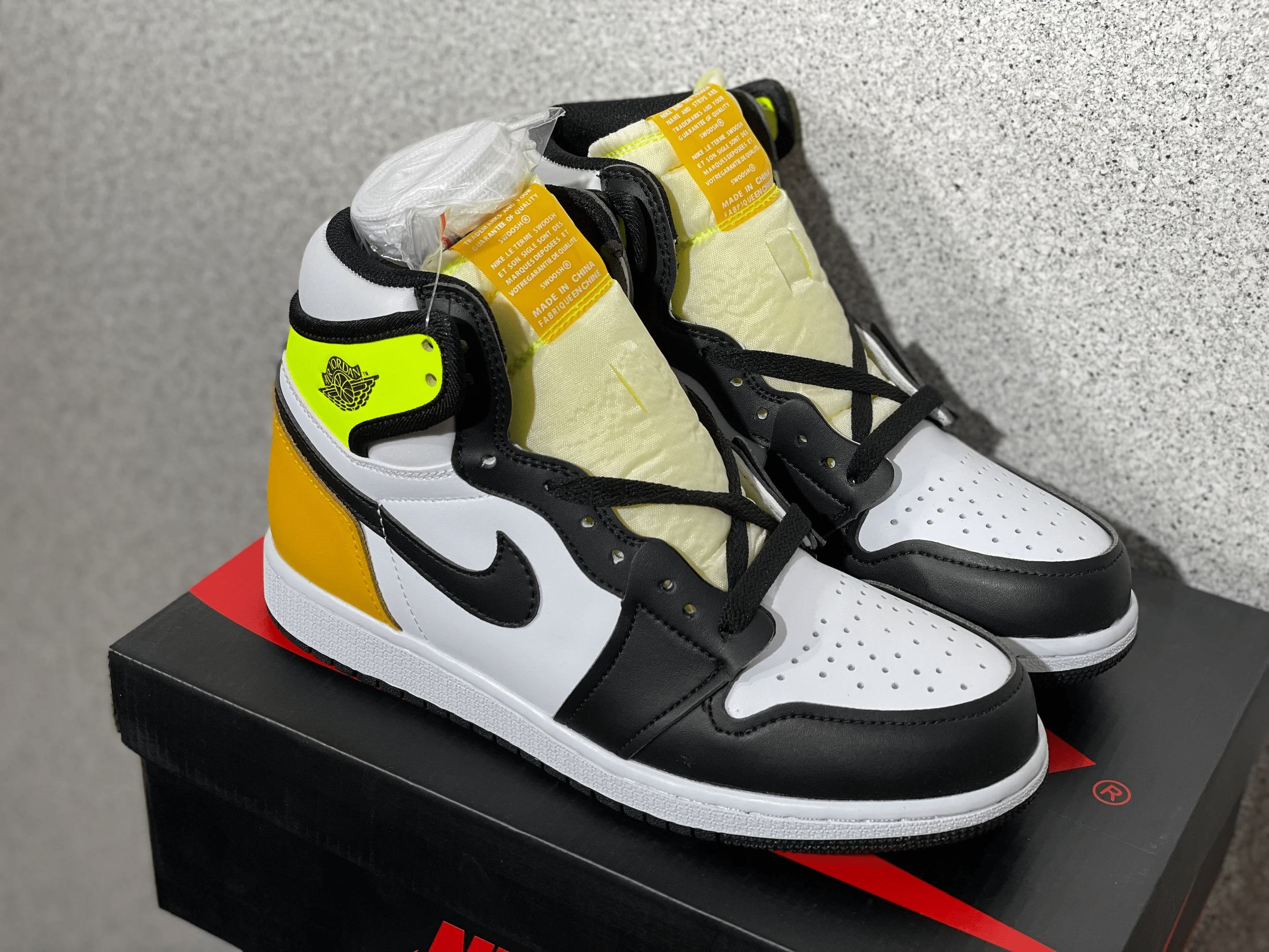 Nike JD 1 Retro High OG ‘Volt Gold’ Shoes Sneakers SNK542377932