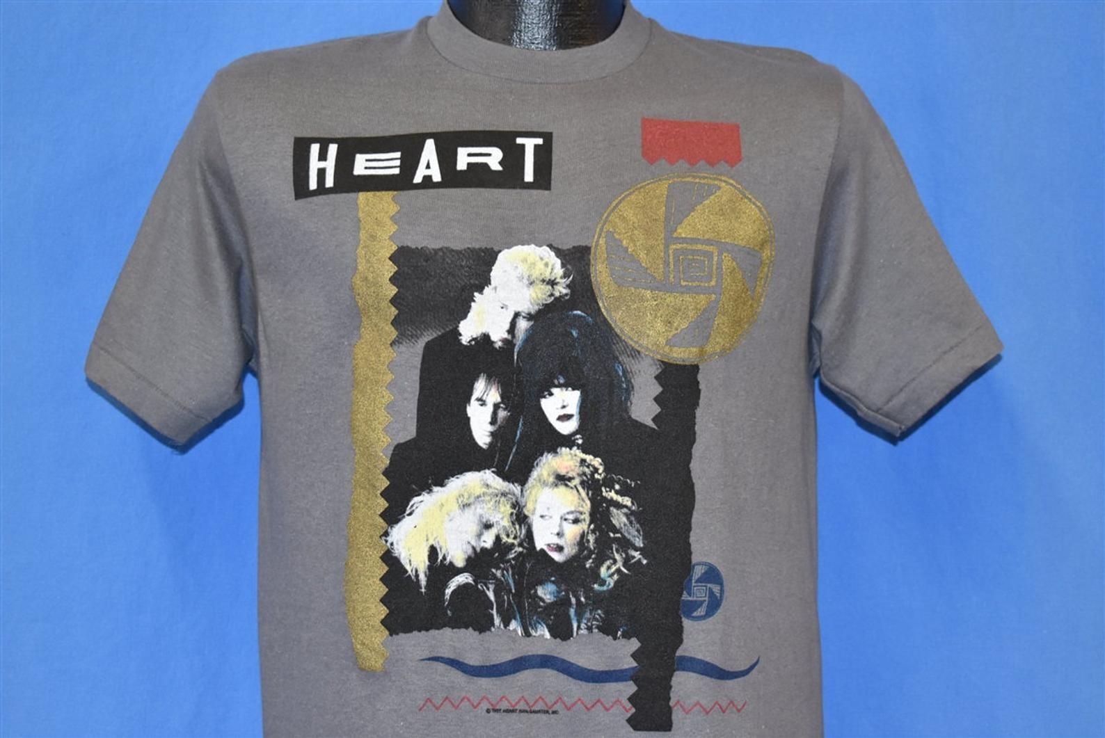 80S Heart Bad Animals Tour 1987 Sun Country Westwood One Radio T-Shirt