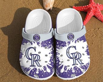 Colorado Rockies Crocband Clog Clog Comfortable For Mens And Womens Classic Clog Water Shoes Colorado Rockies Crocs