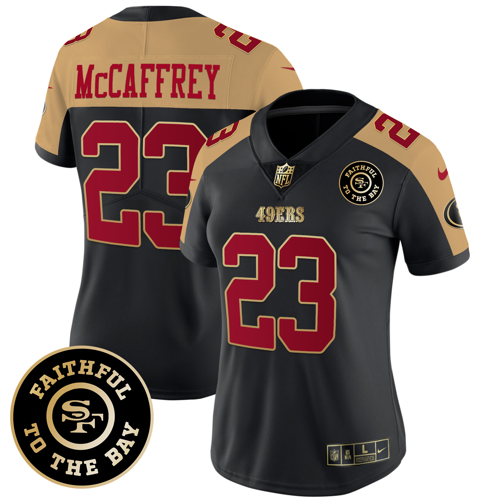 Women’S 49Ers Faithful To The Bay Patch Vapor Limited Jersey V7 – All Stitched