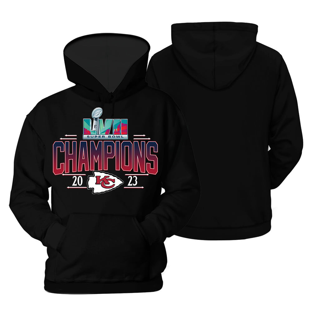 Kansas City Chiefs Superbowl Champions Background Print 2D Hoodie