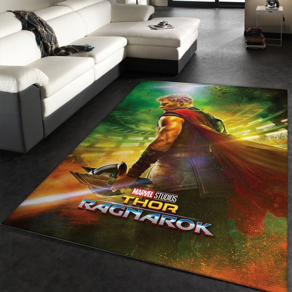 Thor Ragnarok Thor Rug All Over Print Logo Custom Area Rug Carpet Full Sizes Rug 709