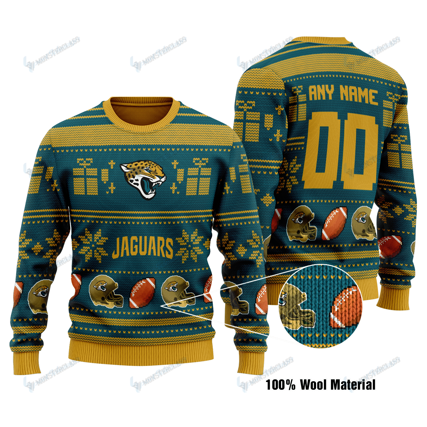 Jacksonville Jaguars Woolen Sweater 219