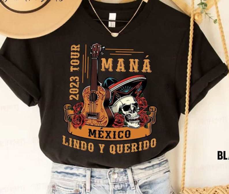 Mana 2023 Mexico Lindo Y Querido Shirt, Music Tour 2023 Shirts, Mana Tour 2023 Tee, Mana Concert Shirt