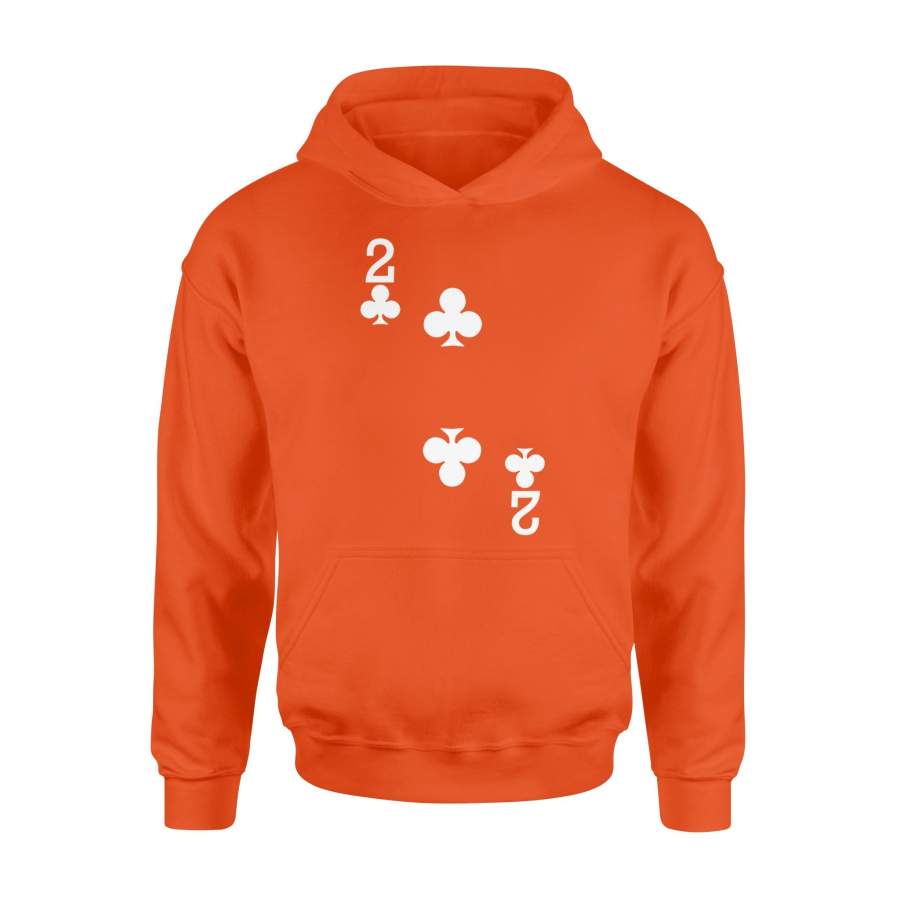 2 Of Clubs – Playing Card Halloween Costume Hoodie