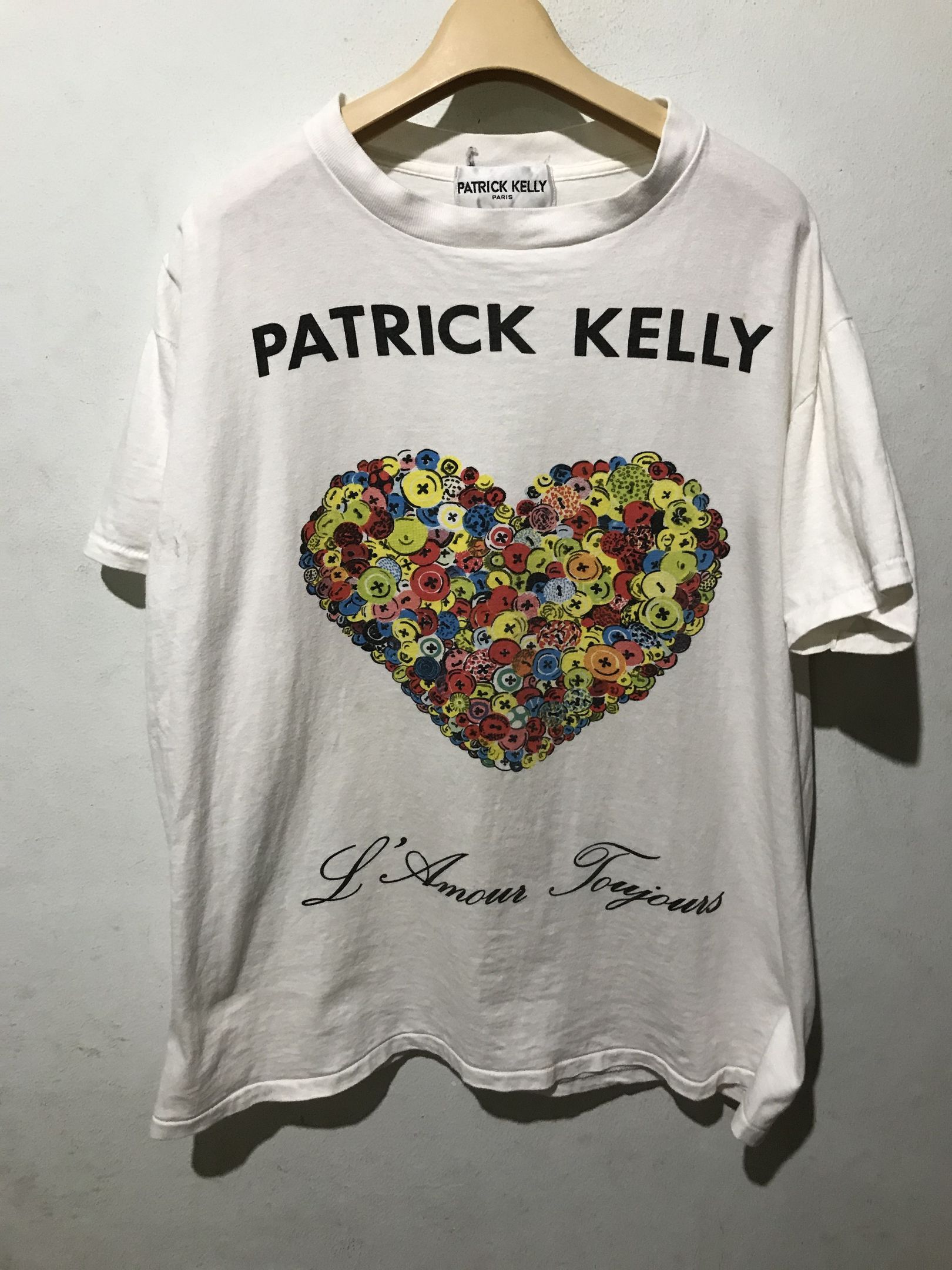 Vintage Patrick Kelly Ahirt shirt