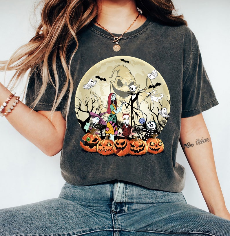 DIY Jack Skellington Costume Halloween 2024 Retro The Nightmare Before Christmas Halloween Shirt, Jack,Sally,Oogie Boogie,Zero, Lock Shock Barrel Halloween Shirt,Halloween Matching Tee