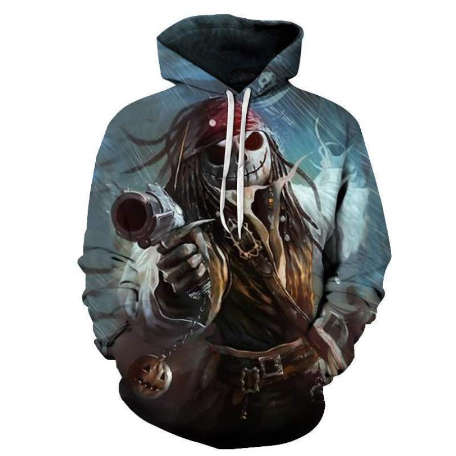 The Nightmare Before Christmas Jack Skellington Pirate Hoodie