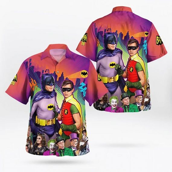 Batman 66 Robin Style Hawaiian Graphic Hawaiian Casual Shirt