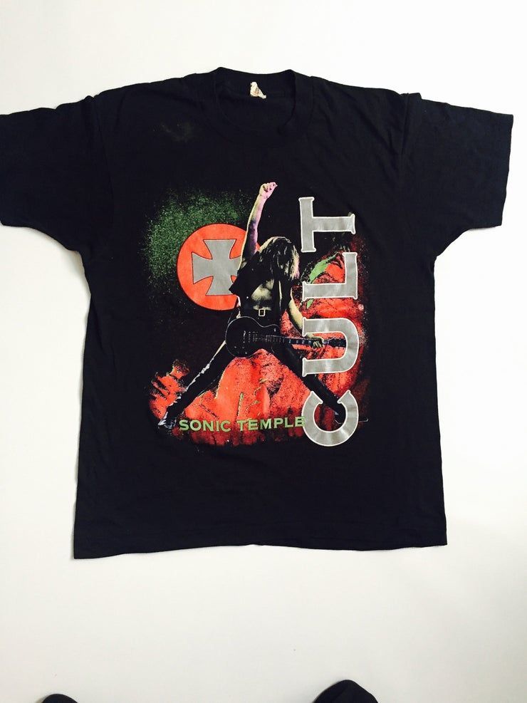 The Cult Sonic Temple Concert 1989 Screen Stars Canada Shirt