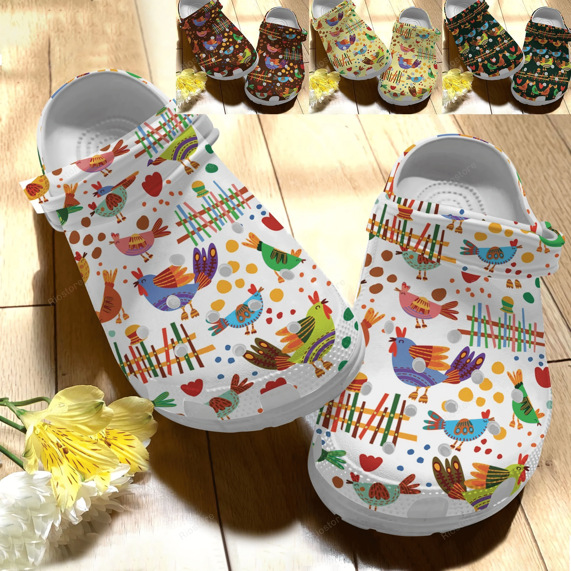 Funny Chicken Collection Croc Shoes  &hellip;